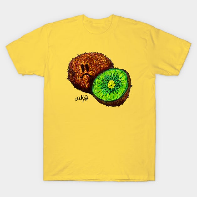 sad kiwi T-Shirt by Sad Lemons 